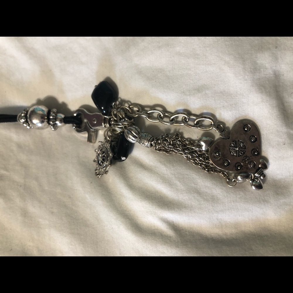 Multi charm necklace